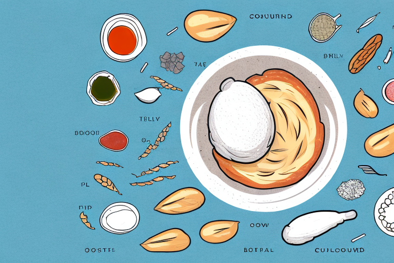 A bowl of ingredients used to make sourdough bread