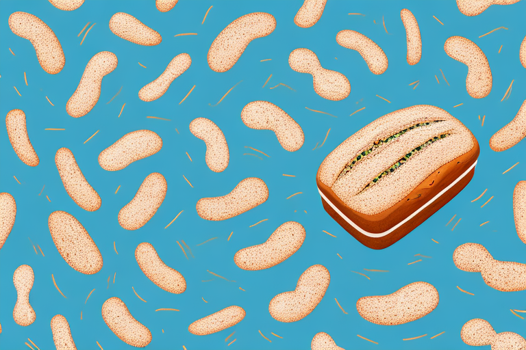 A loaf of freshly-baked sesame bread