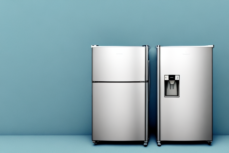A refrigerator with éclairs inside