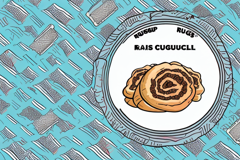 A container of rugelach with a lid and a label