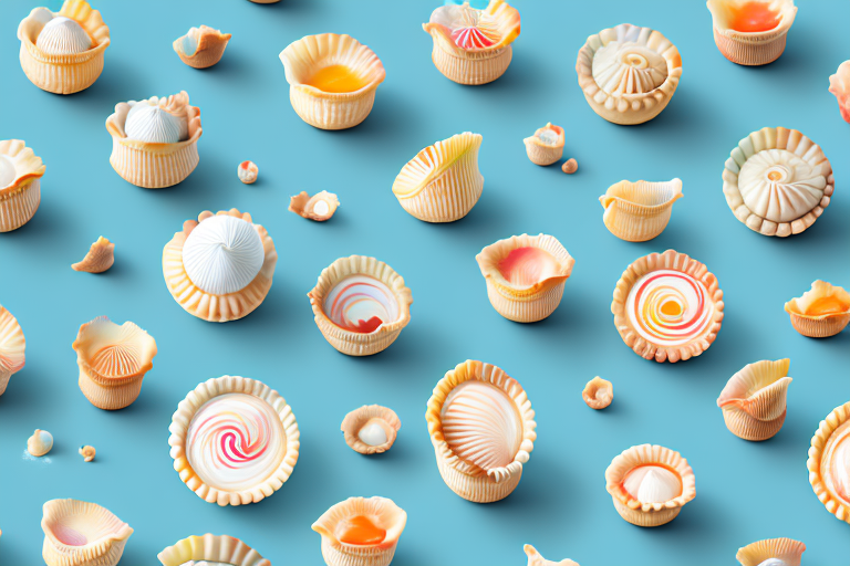 A variety of mini tart shells and puff pastry cups