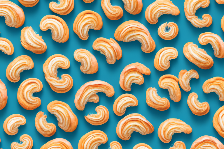 A plate of freshly-baked palmiers