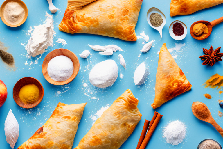 A variety of ingredients used to make turnovers