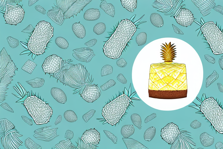 A vegan coconut pineapple cake