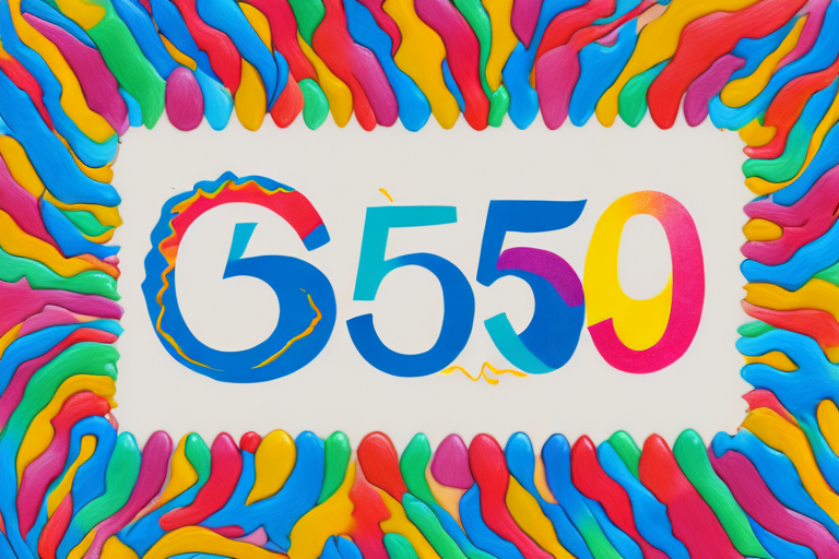 A colorful and creative cake design suitable for a 50th birthday celebration