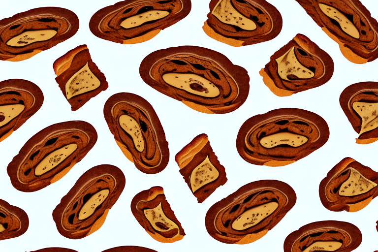 A loaf of freshly-baked cinnamon raisin bread